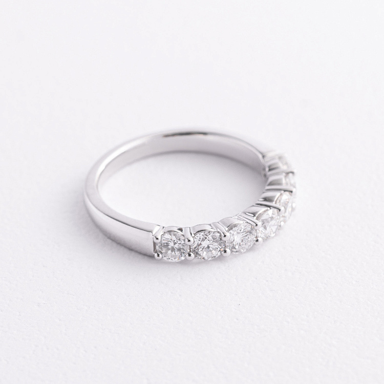 Золота каблучка з діамантами кб0641lg від ювелірного магазину Онікс - 2