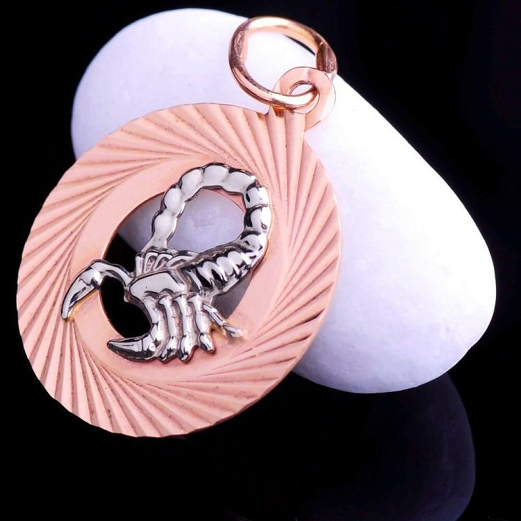 Подвеска "Скорпион" п00859 скорпион от ювелирного магазина Оникс