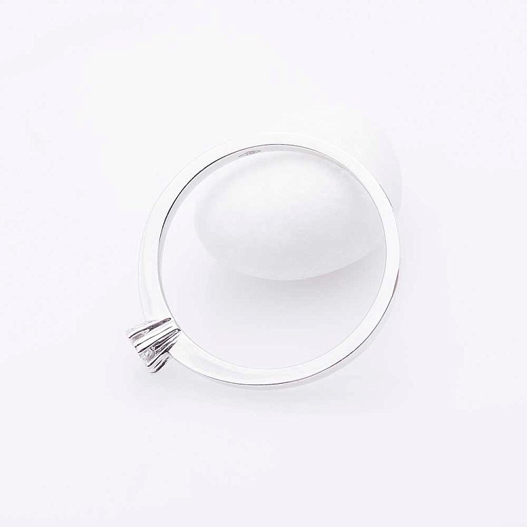 Золота заручальна каблучка з діамантом MR80235ca від ювелірного магазину Онікс - 2