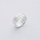 Кольцо "Отче наш" с индивидуальной гравировкой (бриллиант) 112139б от ювелирного магазина Оникс - 3