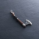 Серебряный кулон "Топор - Шлем Ужаса" с деревом 7044t от ювелирного магазина Оникс
