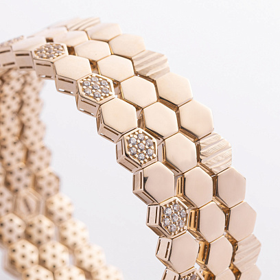 Браслет "Brianna" у жовтому золоті б05789 №2