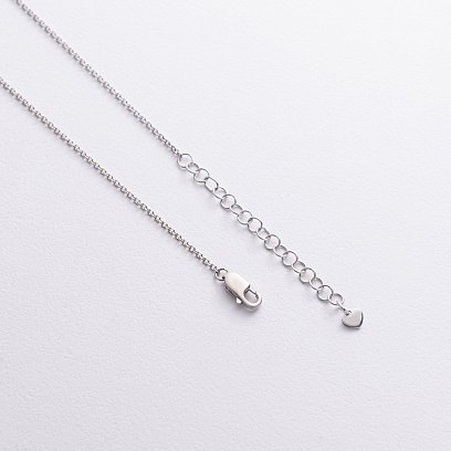 Серебряное колье "Колибри" с фианитами 5301 №3