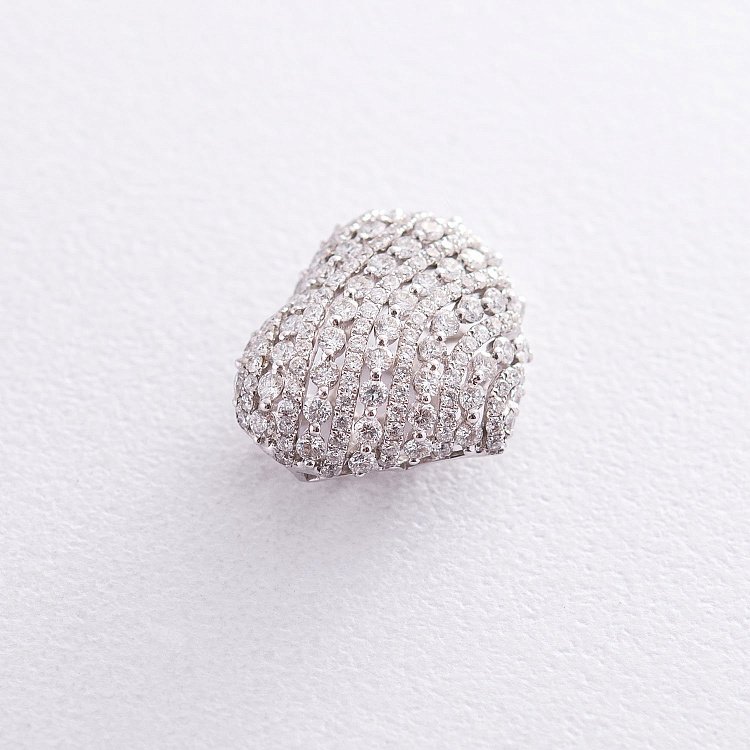 Золотий кулон "Серце" з діамантами пкит444 від ювелірного магазину Онікс