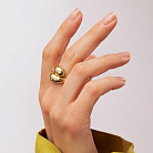 Каблучка "Miriam" у жовтому золоті к08411 от ювелирного магазина Оникс - 1