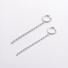 Золотые серьги с бриллиантами сб0653ri от ювелирного магазина Оникс - 3