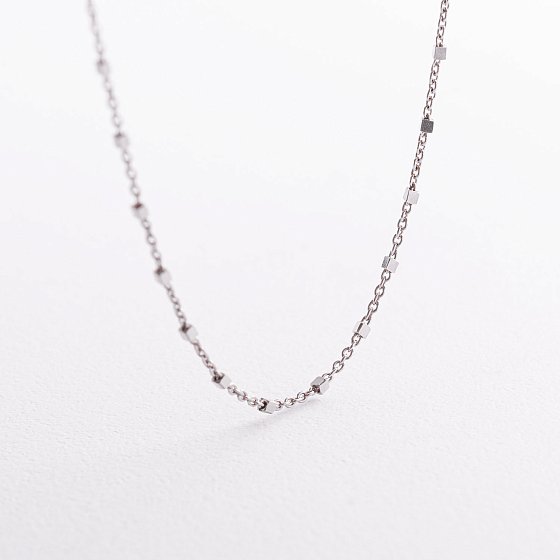 Серебряное колье "Кубики" 908-01596