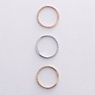 Шариковое кольцо "Одри" в белом золоте к07576 от ювелирного магазина Оникс - 3