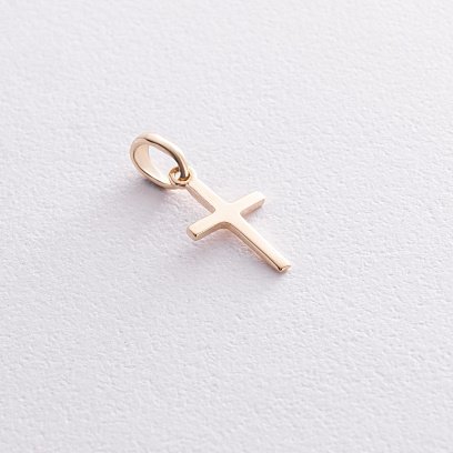 Хрестик у жовтому золоті п02951