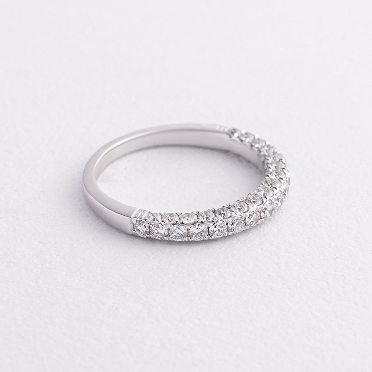 Золотое кольцо с дорожкой бриллиантов кб0592ri от ювелирного магазина Оникс - 1