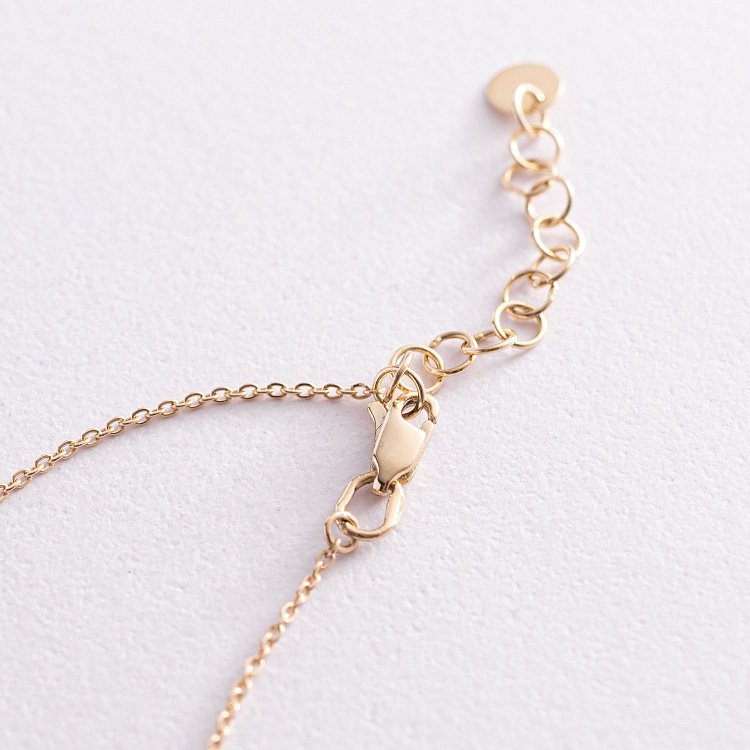 Кольє "Монетки" в жовтому золоті 860417М від ювелірного магазину Онікс - 3