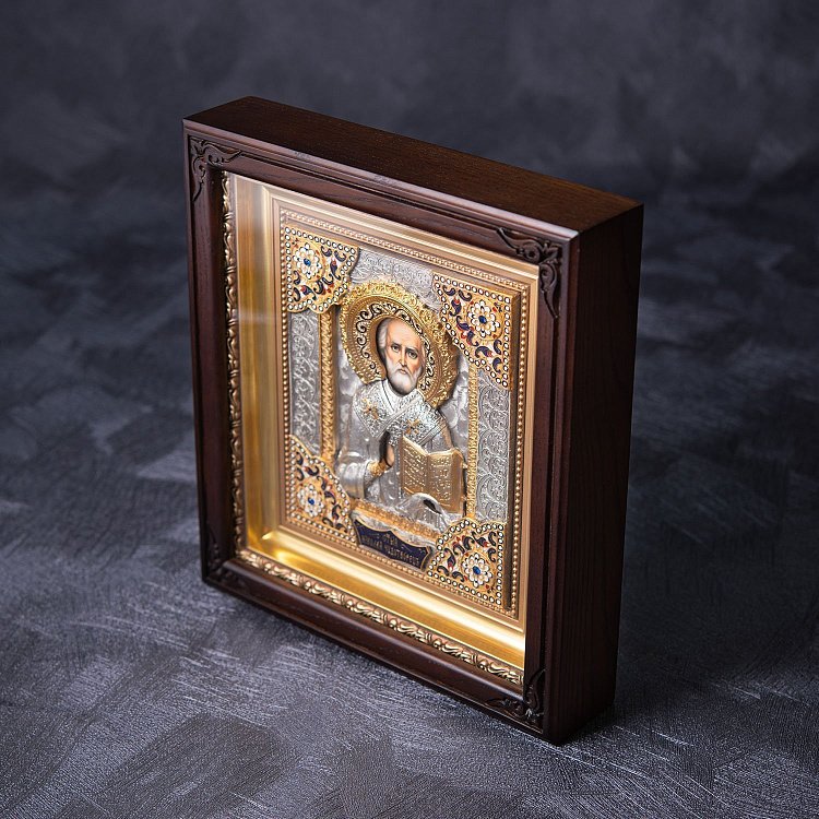 Ікона "Святий Миколай Чудотворець" Миколай-133 від ювелірного магазину Онікс - 2