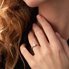 Помолвочное серебряное кольцо с фианитами 610 от ювелирного магазина Оникс - 3