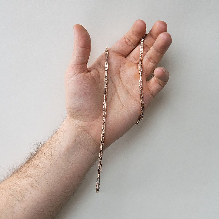 Чоловічий золотий ланцюжок (0.45 см) Ц0014 від ювелірного магазину Онікс - 1