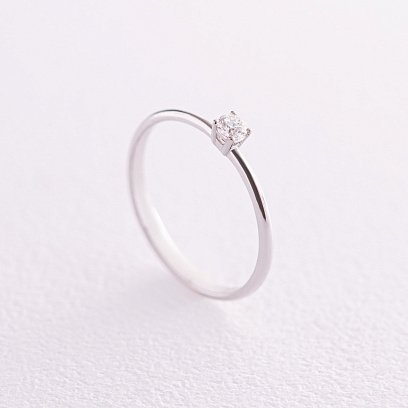 Помолвочное золотое кольцо с бриллиантом 228991121