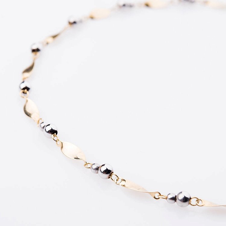 Золотий браслет на ногу б01722 від ювелірного магазину Онікс - 3