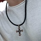 Золотой православный крест "Распятие" п02416 от ювелирного магазина Оникс - 3