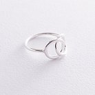 Серебряное кольцо "Пересечение колец" 112522 от ювелирного магазина Оникс - 2