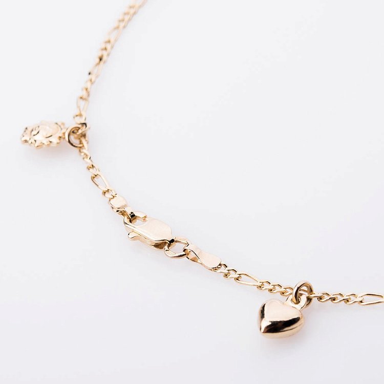 Золотий браслет на ногу б01311 від ювелірного магазину Онікс - 3