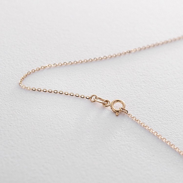 Золоте кольє з димчастим кварцом кол01341 від ювелірного магазину Онікс - 1