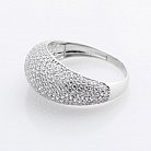 Золотое кольцо (фианиты) к04025 от ювелирного магазина Оникс - 1