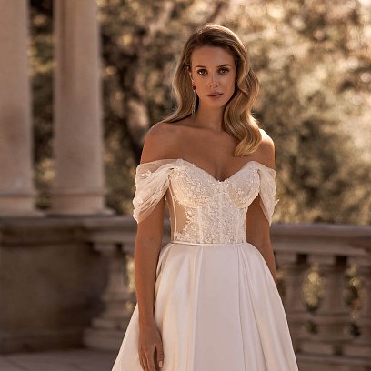 Срібні асиметричні сережки "Домініка" з фіанітами 123182 №8