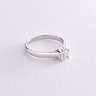 Помолвочное золотое кольцо с бриллиантами кб0412 от ювелирного магазина Оникс - 4