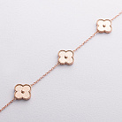 Золотий браслет "Конюшина" б05842 от ювелирного магазина Оникс - 1