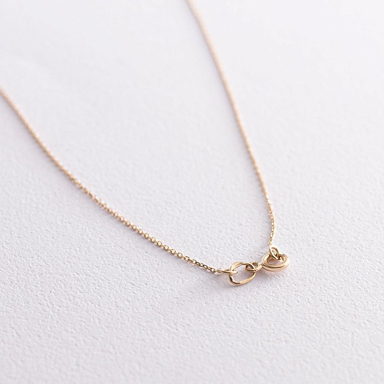 Кольє "Серце" в жовтому золоті кол01751b від ювелірного магазину Онікс - 4