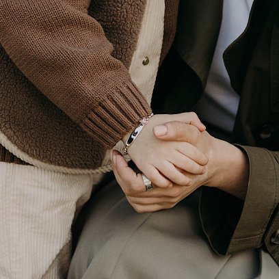 Срібний дитячий браслет "Метелик" з емаллю (можливе гравіювання) 141633 №5