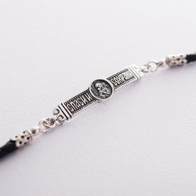 Серебряный браслет "Спаси и Сохрани" 14951 от ювелирного магазина Оникс - 1