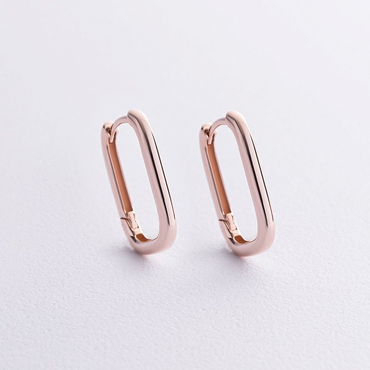 Серьги "Kirsten" в красном золоте с08922 от ювелирного магазина Оникс