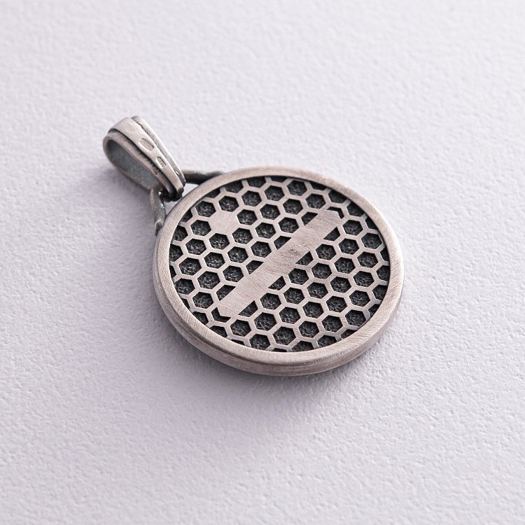 Срібний кулон "Вовча родина" (можливе гравіювання) 133219 від ювелірного магазину Онікс - 11