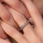 Золотое кольцо с разноцветными сапфирами и бриллиантами кб0479nl от ювелирного магазина Оникс - 6