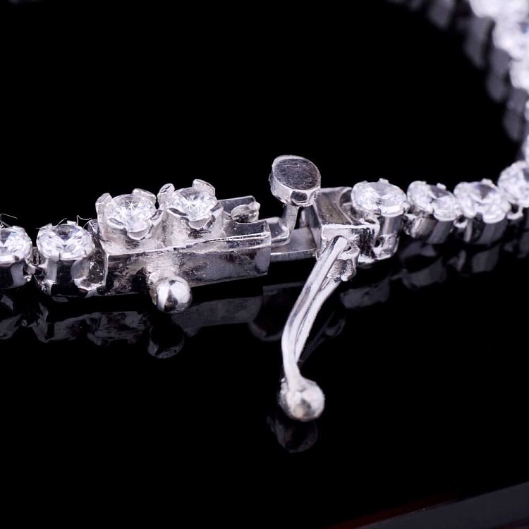 Срібний браслет з фіанітами 14730 від ювелірного магазину Онікс - 2