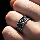 Серебряное текстурное кольцо 7018 от ювелирного магазина Оникс - 4