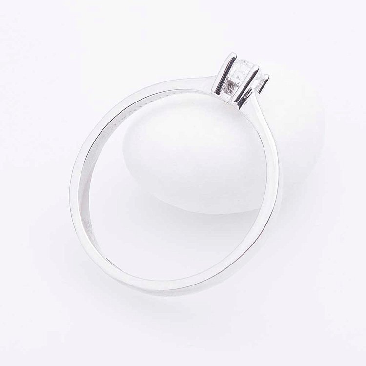 Золота каблучка з діамантами кб03046 від ювелірного магазину Онікс - 2