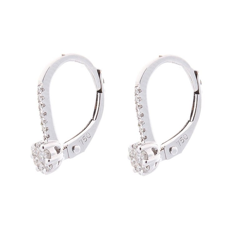 Золотые серьги с бриллиантами сб0179са от ювелирного магазина Оникс - 1