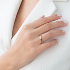 Эксклюзивное кольцо с бриллиантом кб03037 от ювелирного магазина Оникс - 1