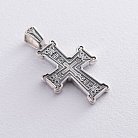 Православный крест  "Голгофа" (чернение) 131190 от ювелирного магазина Оникс