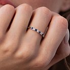 Золотое кольцо с бриллиантами и сапфирами кб0494cha от ювелирного магазина Оникс - 3