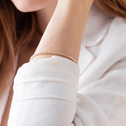 Браслет з червоного золота б04169 №4