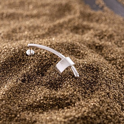 Серебряная каффа "Прикосновение" (на правое ушко) 122913 №13