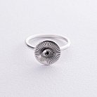 Серебряное кольцо "Всевидящий глаз" 112647гл от ювелирного магазина Оникс