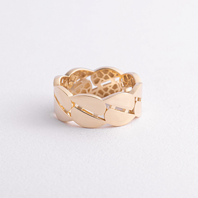 Каблучка "Merry" у жовтому золоті к08270 №3