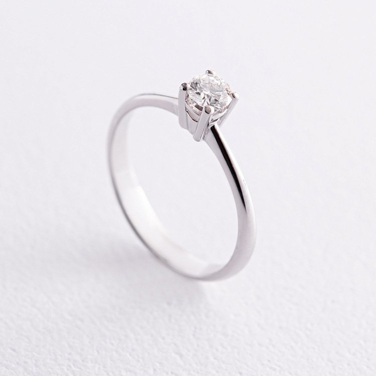 Заручальна золота каблучка з діамантом 220361121 від ювелірного магазину Онікс