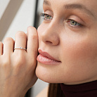 Заручальна золота каблучка з діамантами кб0598ri от ювелирного магазина Оникс - 1