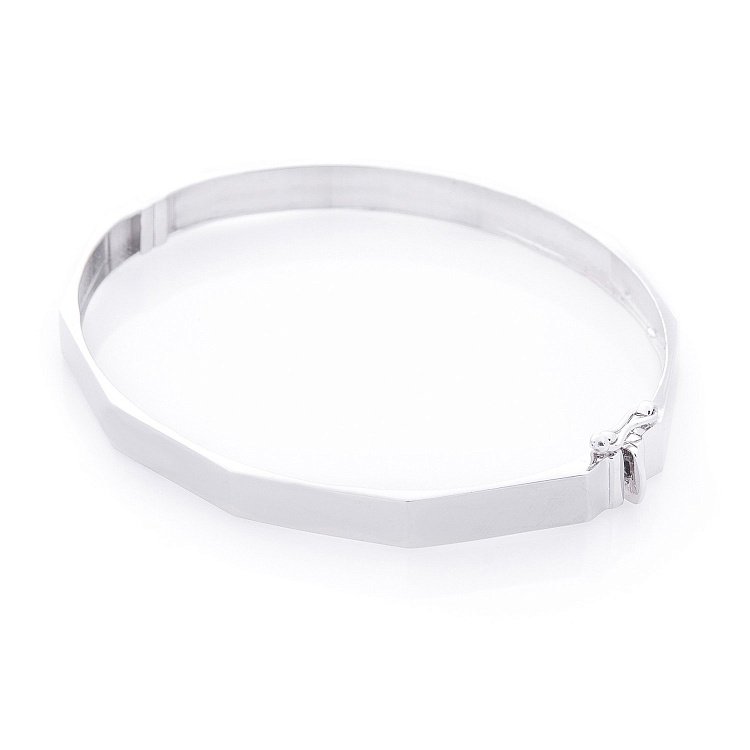 Жорсткий золотий браслет б04128 від ювелірного магазину Онікс