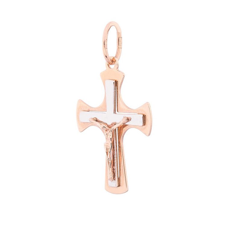 Золотий православний хрестик п01754 від ювелірного магазину Онікс