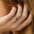 Обручальное золотое кольцо с дорожкой бриллиантов 236611121 от ювелирного магазина Оникс - 1